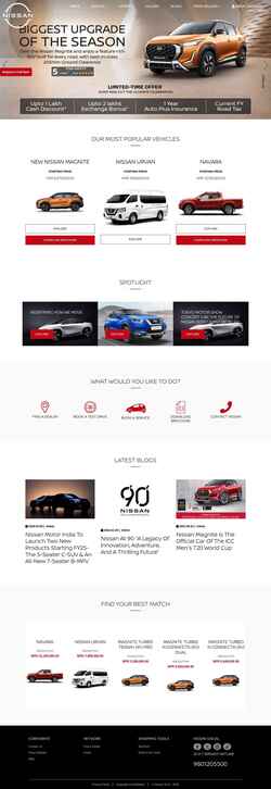 Screenshot nissan-nepal.com