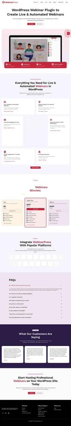 Ekran görüntüsü webinarpress.com