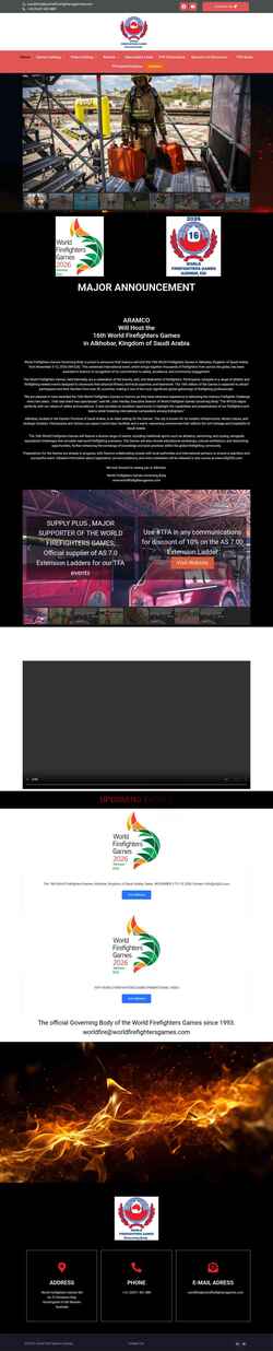 Screenshot worldfirefightersgames.com