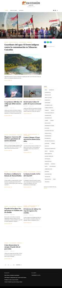 Screenshot encomun.mx