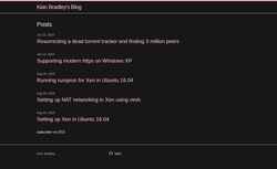 Screenshot kianbradley.com