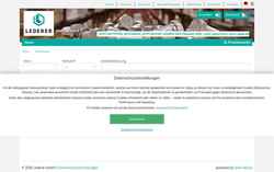 Screenshot www.lederer-shop.com