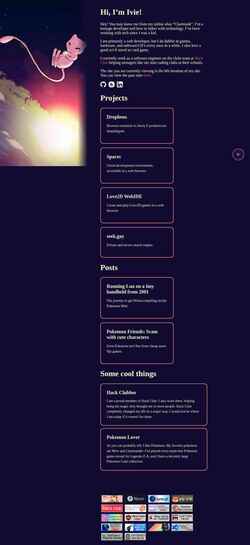 Screenshot ivie.codes