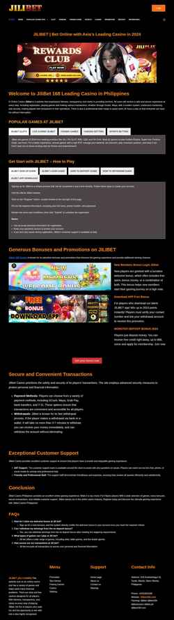 Screenshot jilibet168.com