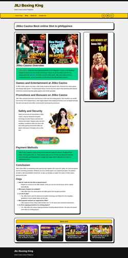 Screenshot jiliboxingking.com