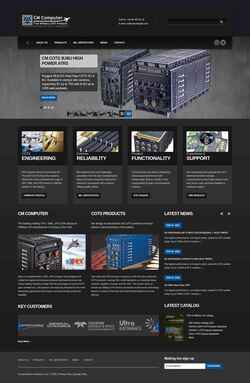 Zrzut ekranu www.cmcomputer.com