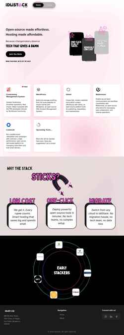 Screenshot idlistack.com