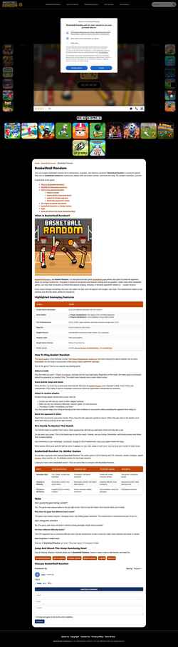Captura de pantalla basketball-random.io