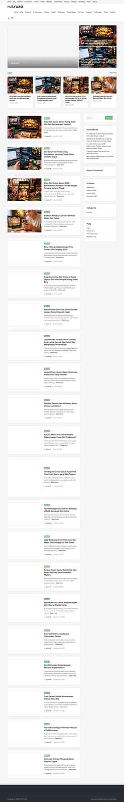 Screenshot huaywasi.com
