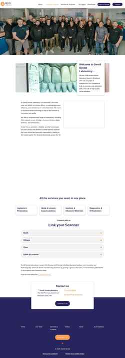 Screenshot dent8lab.com