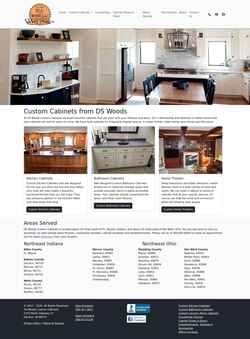 Screenshot dswoodscustomcabinets.com