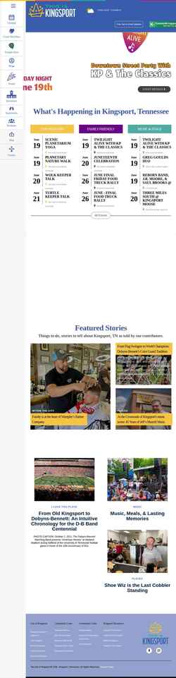 Screenshot thisiskingsport.com
