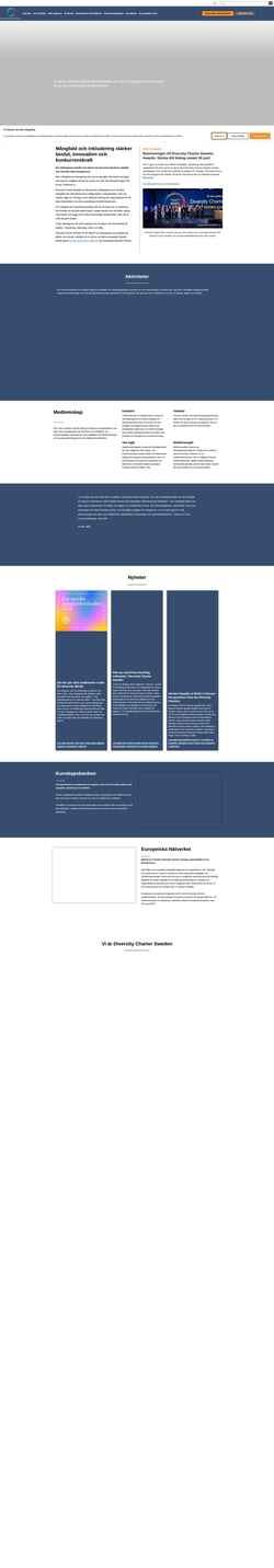 Screenshot diversitycharter.se