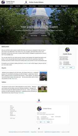 Screenshot www.coletteburau.com