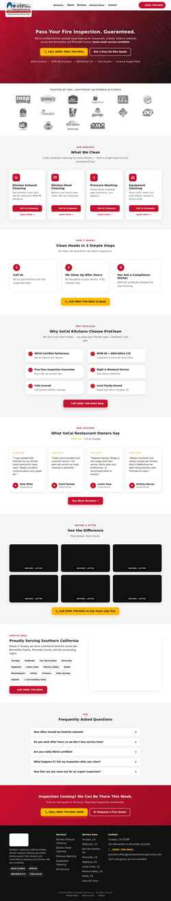 Screenshot procleancleaningservices.com