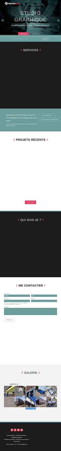 Screenshot www.magmacom.fr