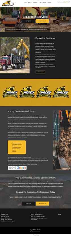 Screenshot swareyexcavating.com