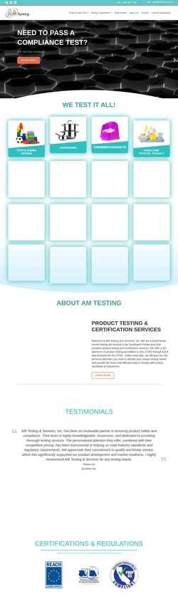 Snímka obrazovky amtesting.com