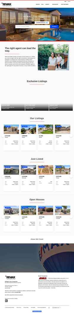 Screenshot glendale.fineprop.com