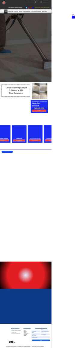 Screenshot www.dbcarpetclean.com