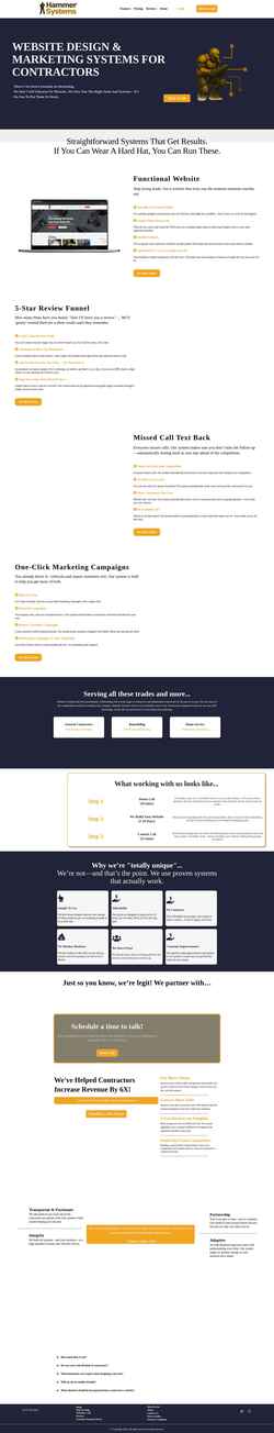 Screenshot hammersystems.io