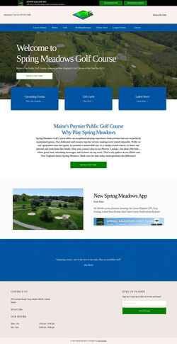 Screenshot www.springmeadowsgolf.com