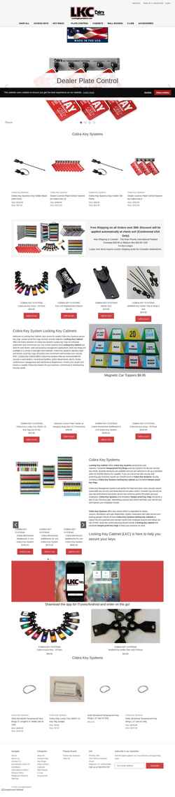 Screenshot www.lockingkeycabinet.com