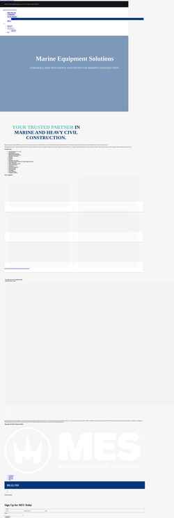 Screenshot marineequipmentsolutions.com