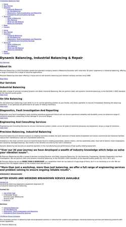 Schermata precisionbalancing.com.au
