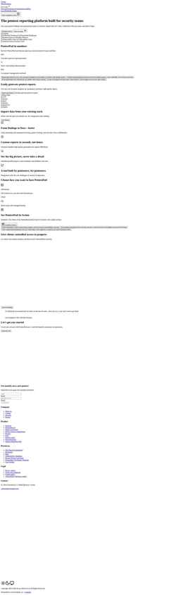 Ekrānuzņēmums www.pentestpad.com