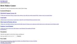 Screenshot brettmakesgames.com