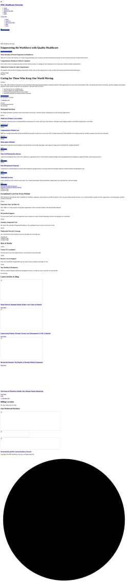 Screenshot pmchealthcarenetworks.com