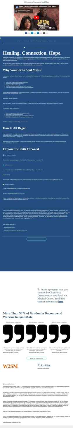Screenshot www.w2sm.com