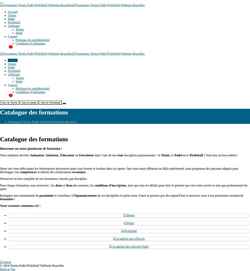 Screenshot formations.tppwb.be
