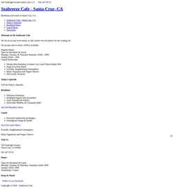 Screenshot www.seabreezecafe.com