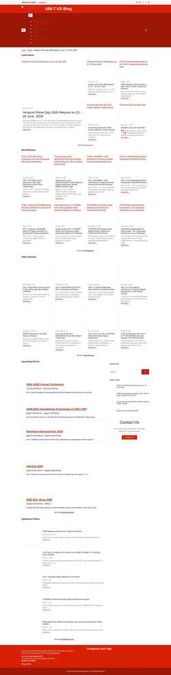 Screenshot unitrendus.com