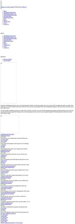 Screenshot www.multiplicationgames.com