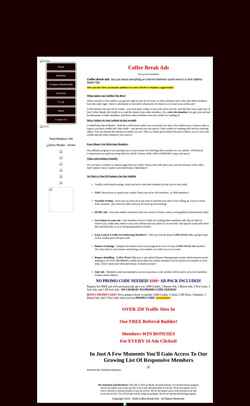 Screenshot coffeebreakads.com