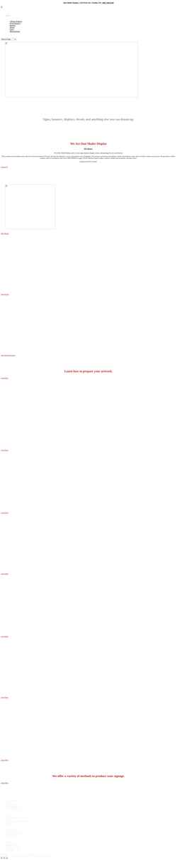 Screenshot shaferdisplay.com