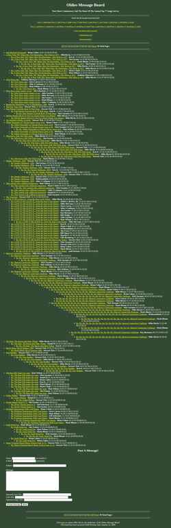 Screenshot oldiesboard.com