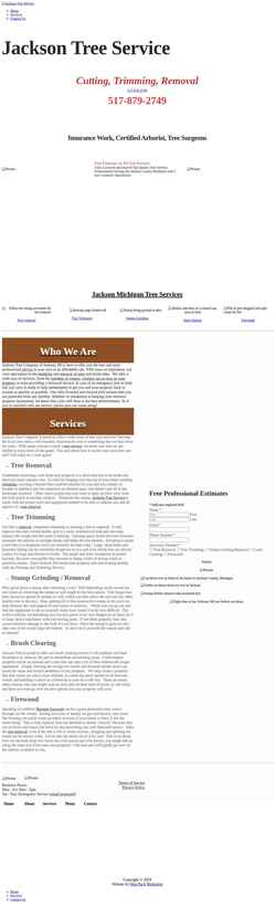 Screenshot www.jacksonmitree.com
