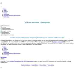 Screenshot www.ctplastics.com