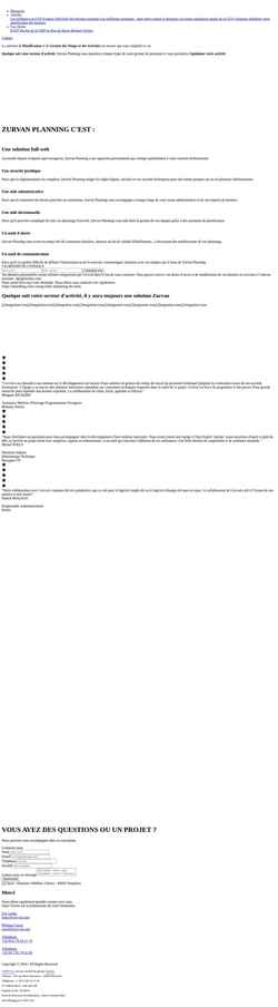 Screenshot zurvan-planning.com