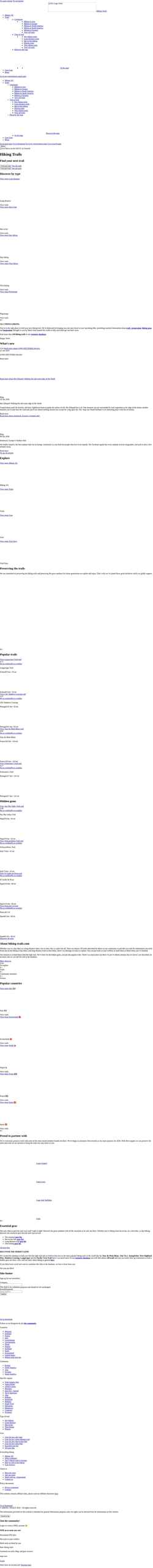 Captura de pantalla hiking-trails.com