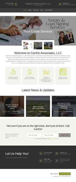 Screenshot candoassociates.com