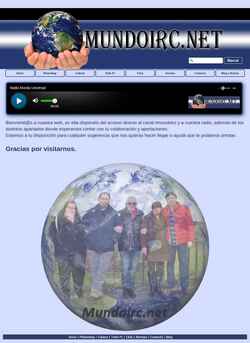 Screenshot mundoirc.net