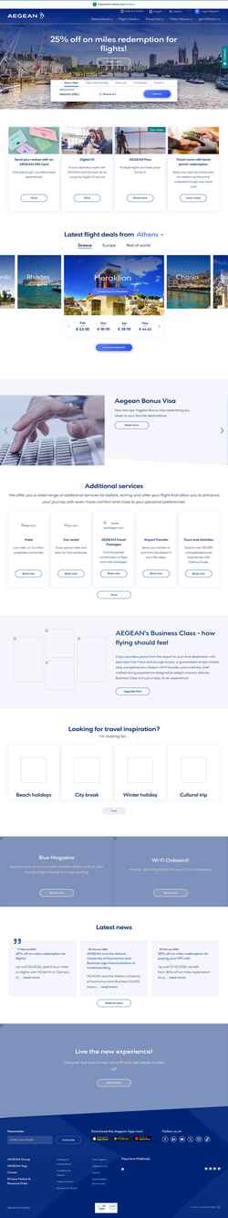 Screenshot en.aegeanair.com