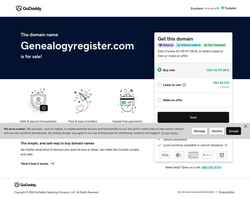 Снимак екрана genealogyregister.com