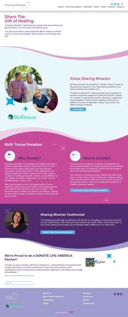 Screenshot sharingmiracles.com