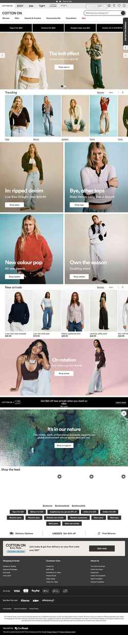 Schermata cottonon.com